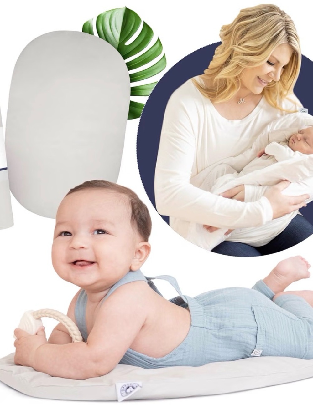 Montessori Baby Topponcino Baby Support Pillow - Natural Cream